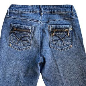 L.E.I ASHLEY TROUBLE BOOTCUT FLARE JEANS